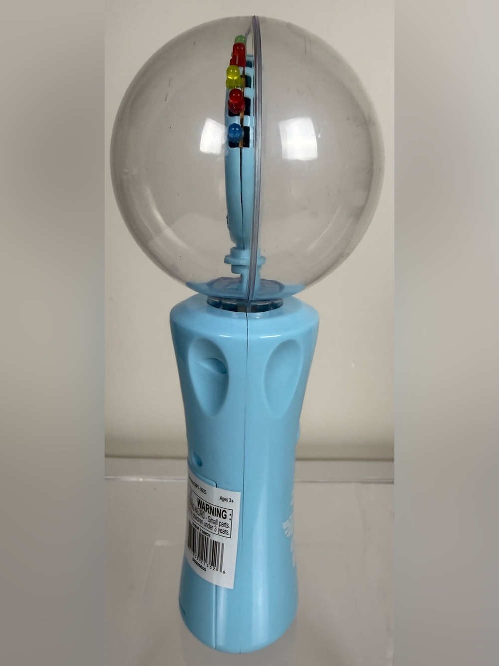 Disney Stitch Bubble Wand Light-Up Spinner Toy Blue Fun Indoor/Outdoor Play 💙 - Picture 5 of 8
